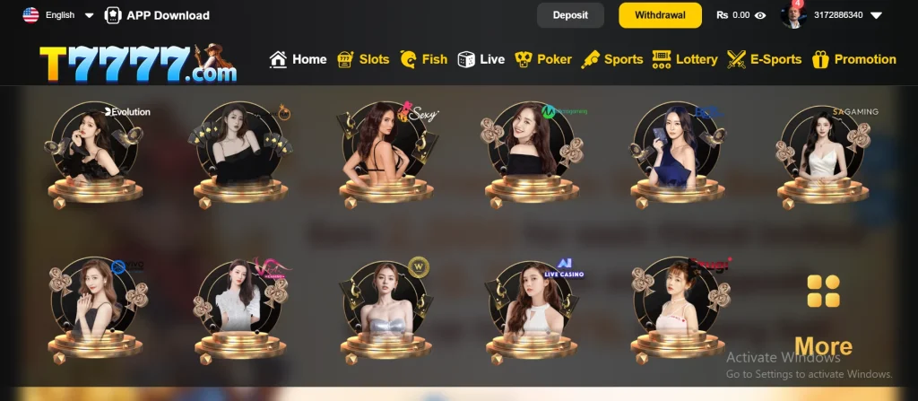T7777 Game App